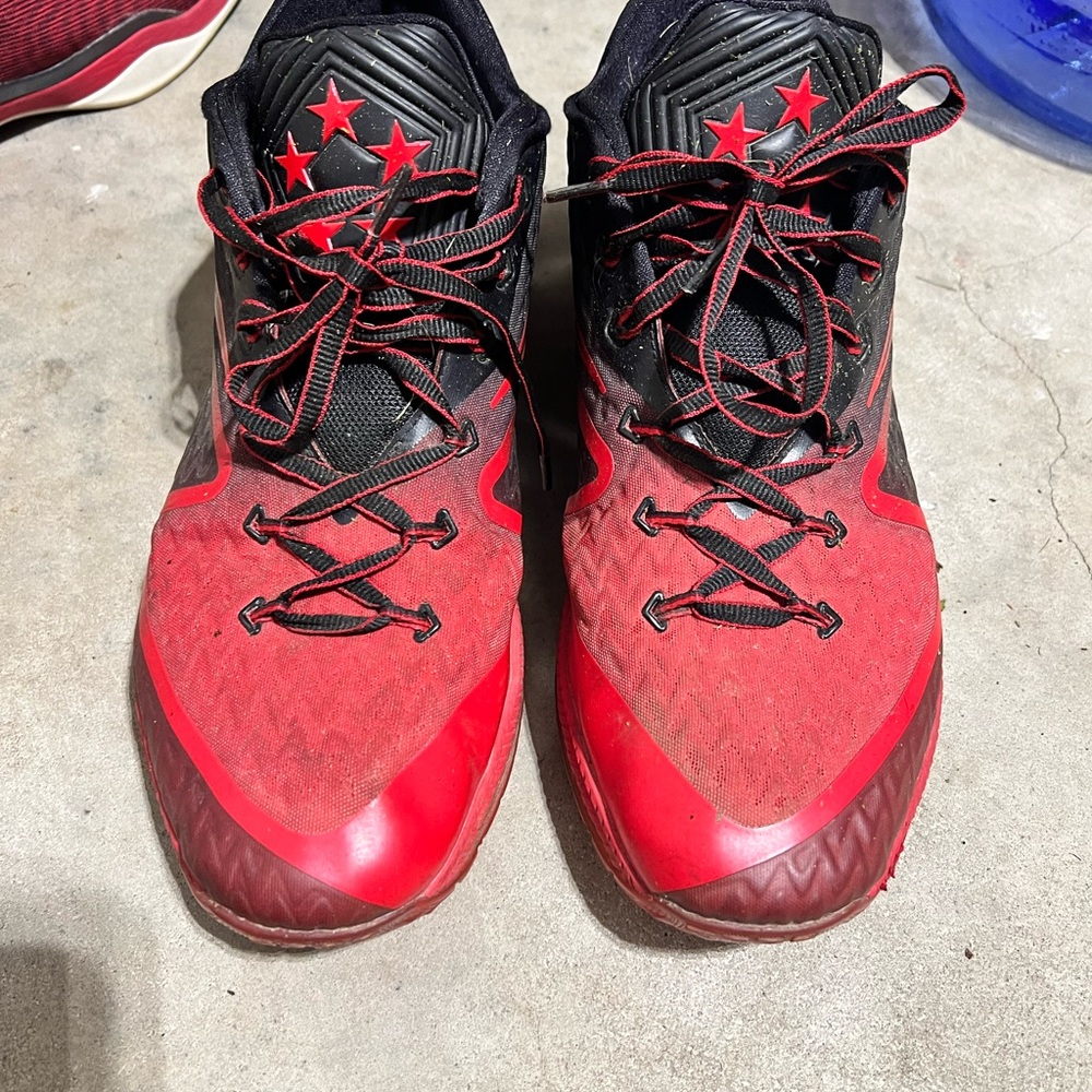 Red Nike shoes size 12